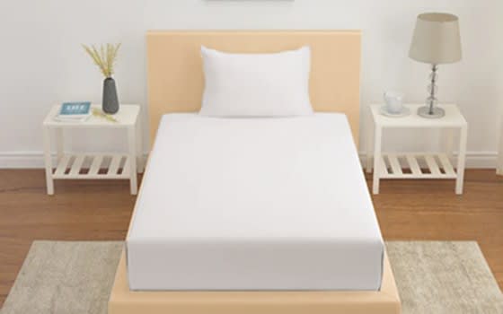 Famous Cotton Bedsheet Set 2 PCS - Single White
