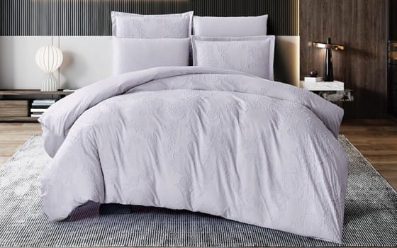 Prestige Comforter Bedding Set 6 PCs - King L.Grey