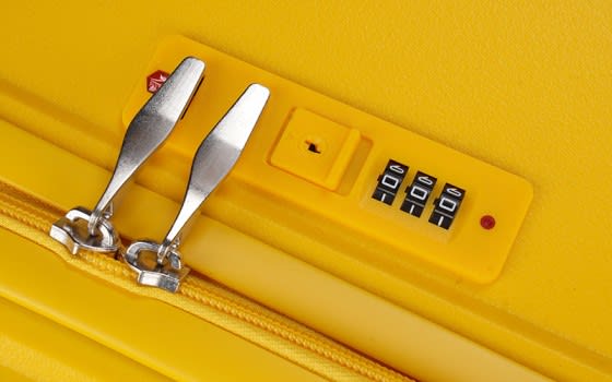 حقيبة سفر هوفمانز الألمانية 1 قطعة ( 76×52 ) سم - أصفر