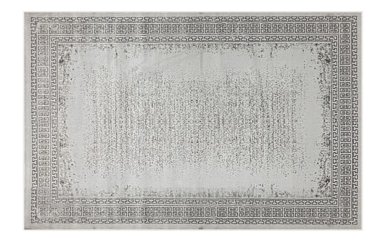 سجاد بريميوم بيترا - ( 150 × 220 ) سم كريمي و رمادي