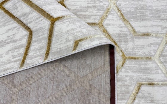 Plaza Premium Carpet - ( 250 x 350 ) cm Cream & Gold