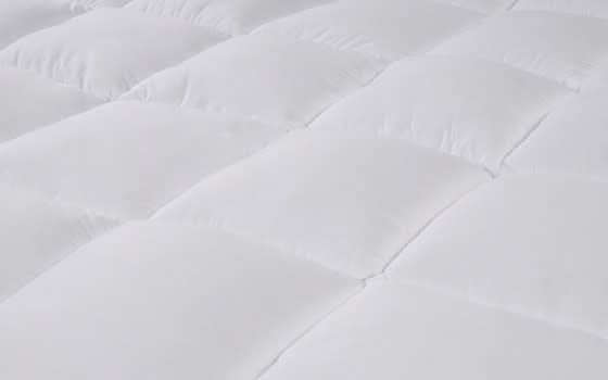 Armada Fancy Cotton Mattress Topper - ( 200 X 200 ) cm White