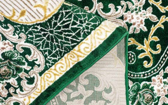 Milat Premium Carpet - ( 150 x 220 ) cm Green & Beige
