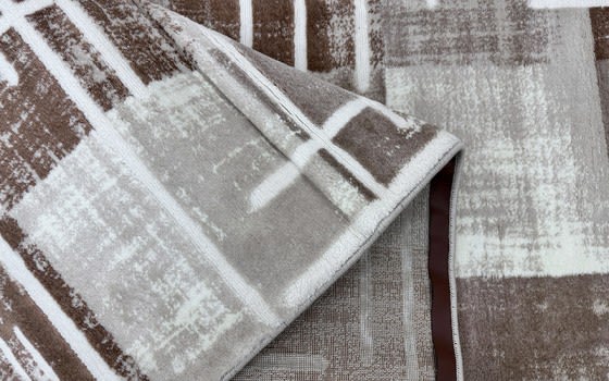 Bolo Premium Carpet - ( 150 x 220 ) cm Beige & Brown