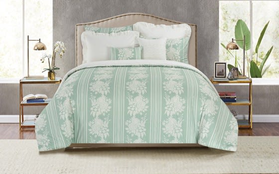 Mint queen comforter deals set