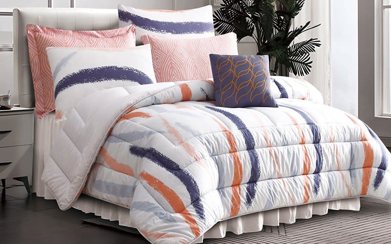 Lana Comforter Bedding Set 8 PCS - King Multi Color