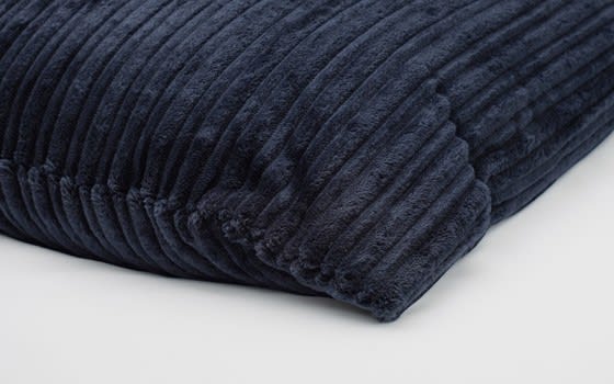 Velvet Cushion With Filling ( 40 x 40 ) - Navy