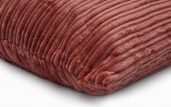 Velvet Cushion With Filling ( 40 x 40 ) - D.Pink