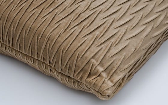 Velvet Cushion With Filling ( 40 x 40 ) - Beige