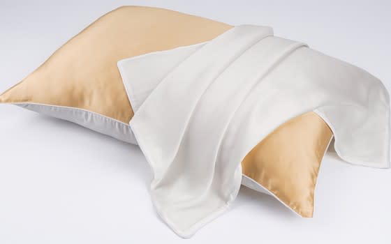 Double Face Tencel and Silk Pillow Case 16 Momme 1 PC - Beige