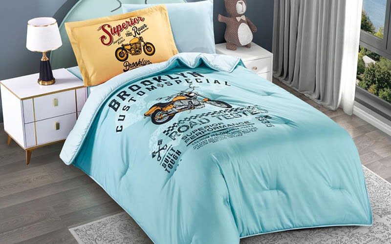 Captain Kids Comforter Bedding Set 4 PCS - Green 
