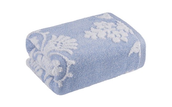 Cannon Flower Cotton Towel 1 PC - ( 41 x 66 ) Blue