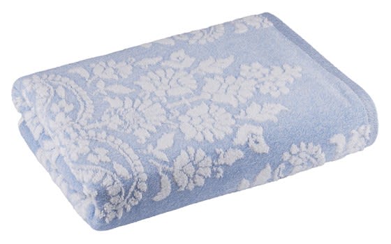 Cannon Flower Cotton Towel 1 PC - ( 81 x 163 ) Blue