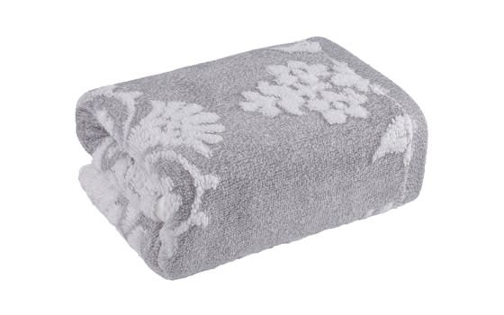 Cannon Flower Cotton Towel 1 PC - ( 41 x 66 ) Grey