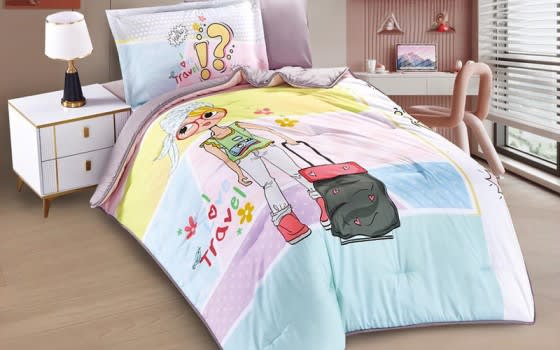 Amira Kids Comforter Bedding Set 4 PCS - Multi Color
