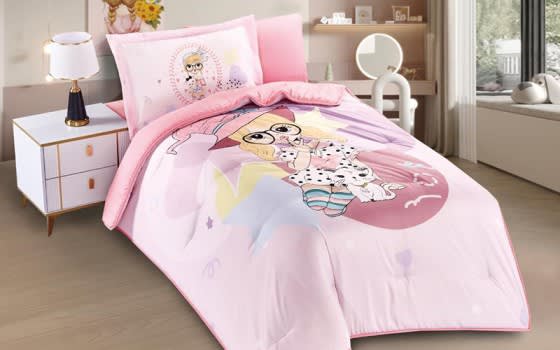Amira Kids Comforter Bedding Set 4 PCS - Pink