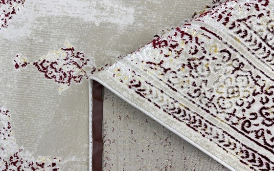 New Gold Premium Carpet - ( 150 x 230 ) cm Beige & Burgandy