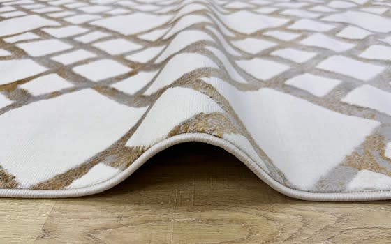 Taiba Premium Carpet - ( 150 x 220 ) cm Cream & Brown