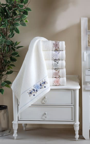 Woolpark Turkish Cotton Towel Set 12 PCS - Cream