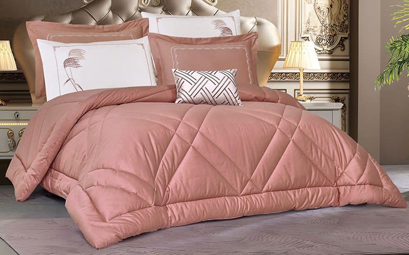 Casilda Cotton Comforter Bedding Set 7 PCS - King Pudra