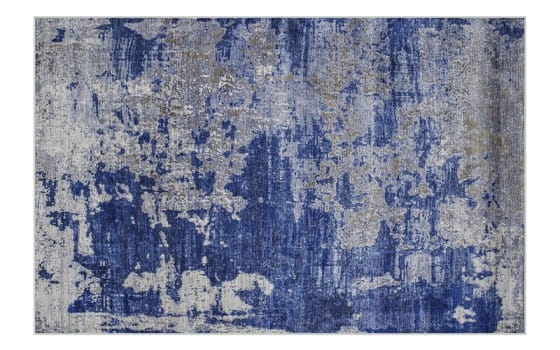 Armada Waterproof Carpet - ( 180 X 120 ) cm Blue & Grey
