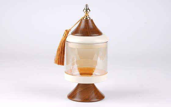 Distinctive Candy Snack Display With lid - Transparent & Woody