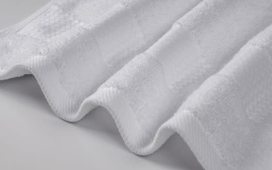 Xo Plush Cotton Towel 1 Pc - ( 33 X 33 ) White