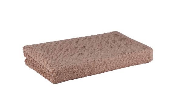 Xo jacquard Cotton Towel 1 PC - ( 70 x 140 ) Brown