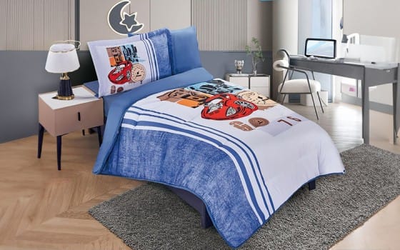 Cayenna Kids Comforter Bedding Set 4 PCS - Multi Color