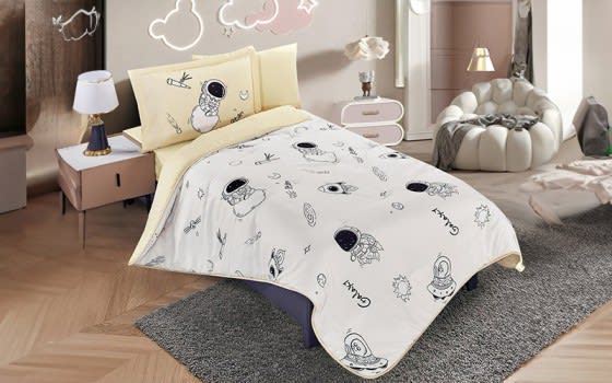Cayenna Kids Comforter Bedding Set 4 PCS - Cream