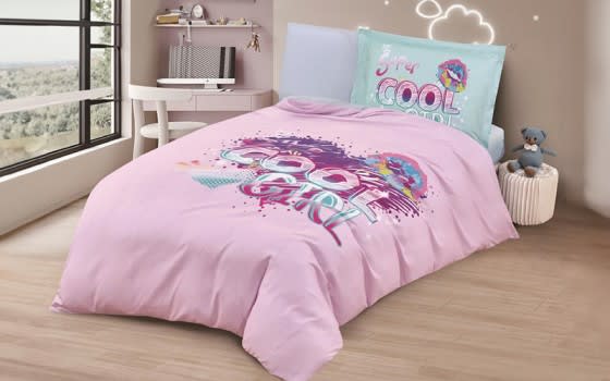 Butterfly Kids Quilt Cover Bedding Set 4 PCS - Pink