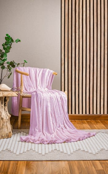 Armada Flannel Blanket 1 PC - Single Pink