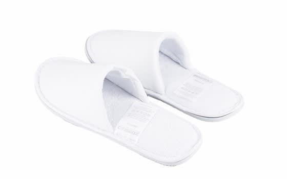 Cannon Premium Quality Hotel Slippers - White