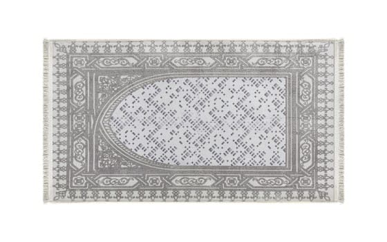 Armada Memory Foam Prayer Carpet - ( 65 X 115 ) cm - Off White & Grey