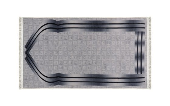 Armada Memory Foam Prayer Carpet - ( 65 X 115 ) cm - Grey 