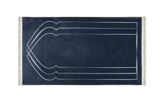 Armada Memory Foam Prayer Carpet - ( 65 X 115 ) cm - Navy
