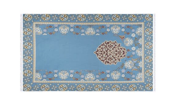 Armada Memory Foam Prayer Carpet - ( 65 X 115 ) cm - Blue