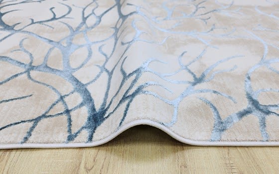 Madrid Premium Carpet - ( 200 x 300 ) cm Cream & Blue