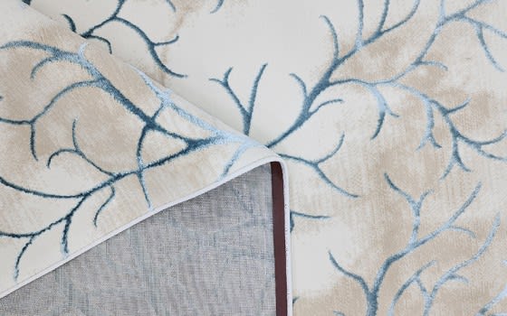 Madrid Premium Carpet - ( 200 x 300 ) cm Cream & Blue