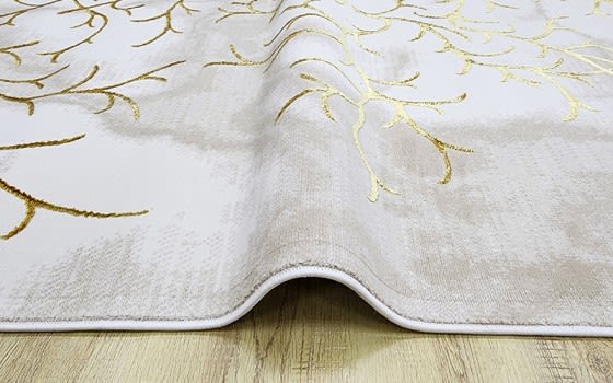 Madrid Premium Carpet - ( 200 x 300 ) cm Cream & Gold