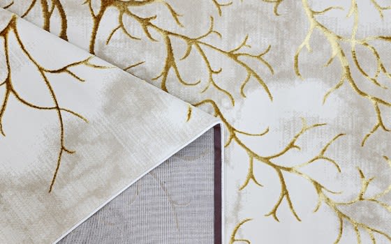 Madrid Premium Carpet - ( 200 x 300 ) cm Cream & Gold