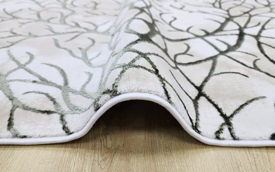 Madrid Premium Carpet - ( 150 x 220 ) cm Cream & Green
