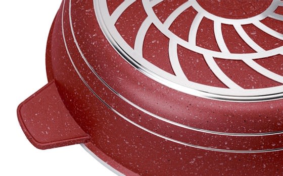 Royal Dessini Cookware Set 12 PCs - Red