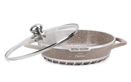 Royal Dessini Marble Cookware Set 10 PCs - Beige