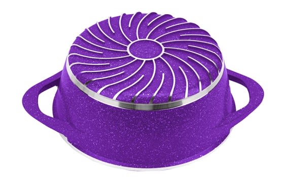 Royal Dessini Marble Cookware Set 10 PCs - Purple