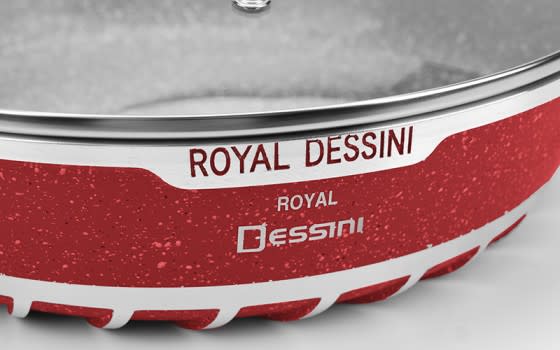 Royal Dessini Marble Cookware Set 10 PCs - Red