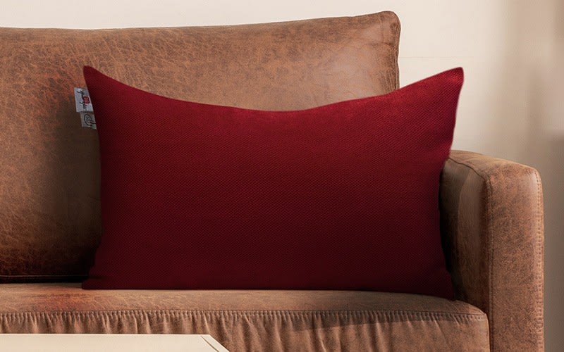 Xo Cushion With Filling ( 35 x 55 ) - Burgundy