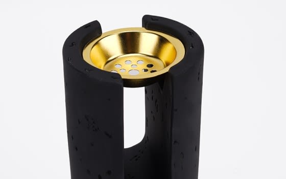 Luxury Resin incense burner - Black