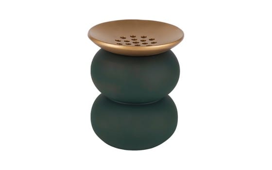 Luxury Resin incense burner - Green
