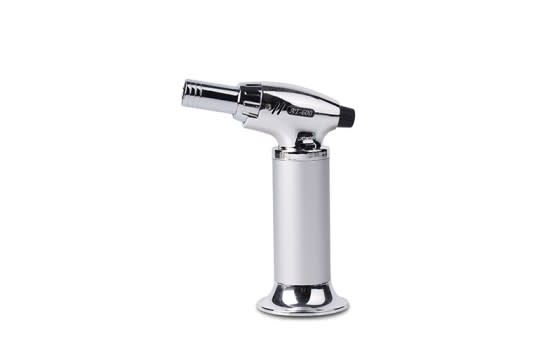 Professional lighter with adjustable flame and safety lock - Silver